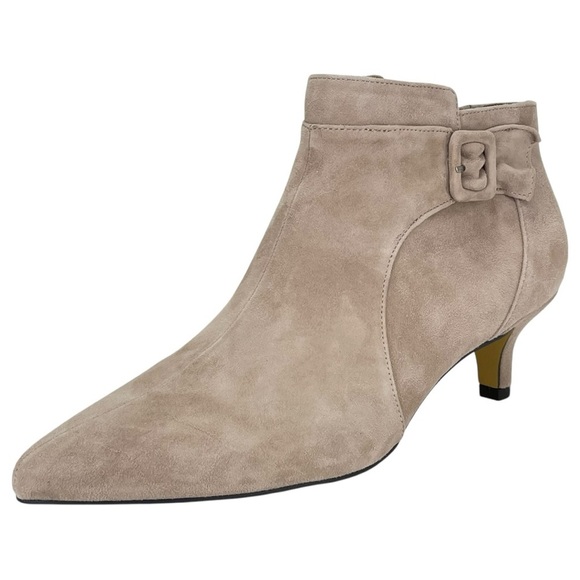 Bella Vita Bindi Cream Suede Womens Ankle Boots Size 9.5M - Picture 2 of 13